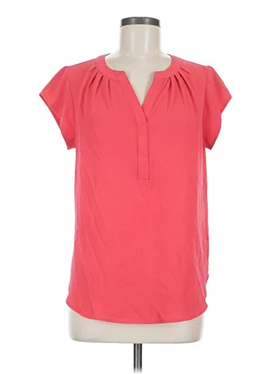 Pre-owned 41hawthorn Short Sleeve Blouse In Pink