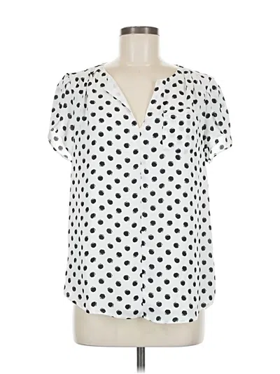 Pre-owned 41hawthorn Short Sleeve Blouse In White