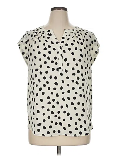 Pre-owned 41hawthorn Short Sleeve Blouse In White
