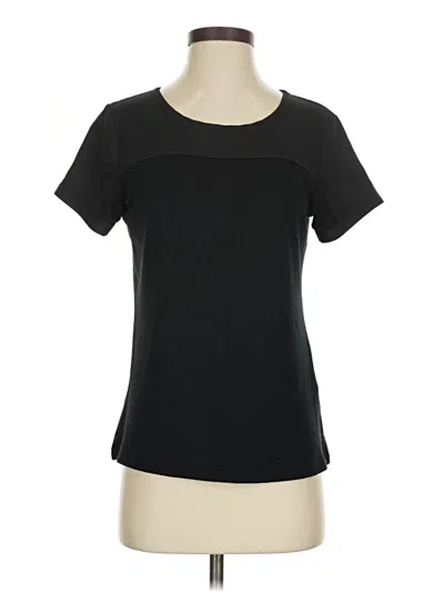 Pre-owned 41hawthorn Short Sleeve Top Black Crew Neck Tops