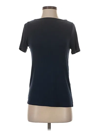 Pre-owned 41hawthorn Short Sleeve Top Black Crew Neck Tops