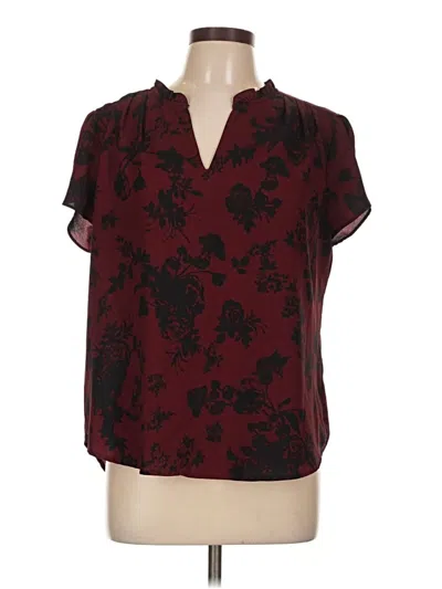 Pre-owned 41hawthorn Short Sleeve T-shirt In Burgundy