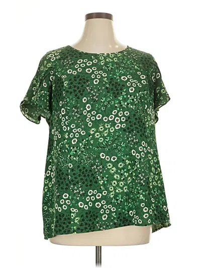 Pre-owned 41hawthorn Short Sleeve T-shirt In Green