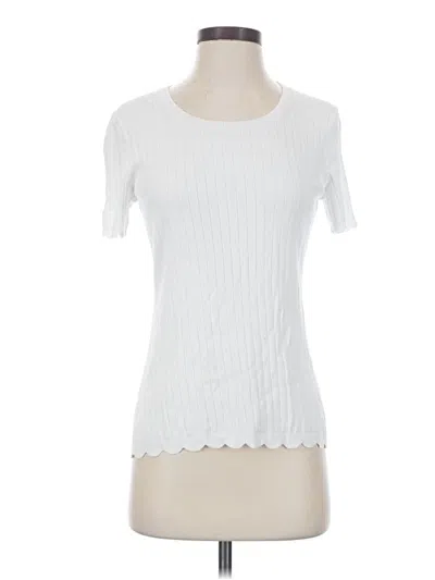 Pre-owned 41hawthorn Short Sleeve Turtleneck In White