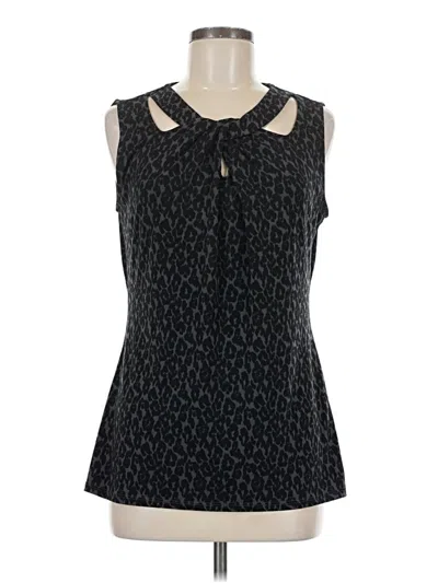 Pre-owned 41hawthorn Sleeveless Blouse In Black