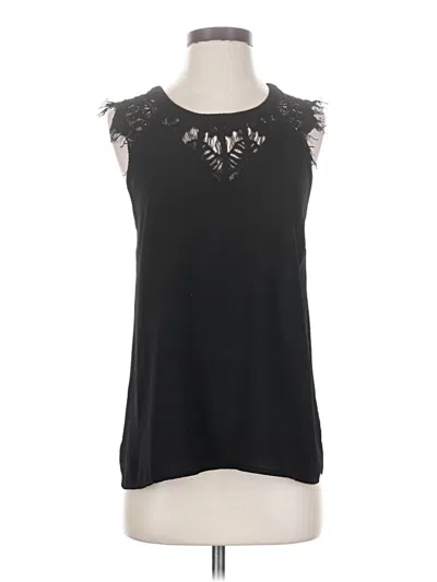 Pre-owned 41hawthorn Sleeveless Blouse In Black