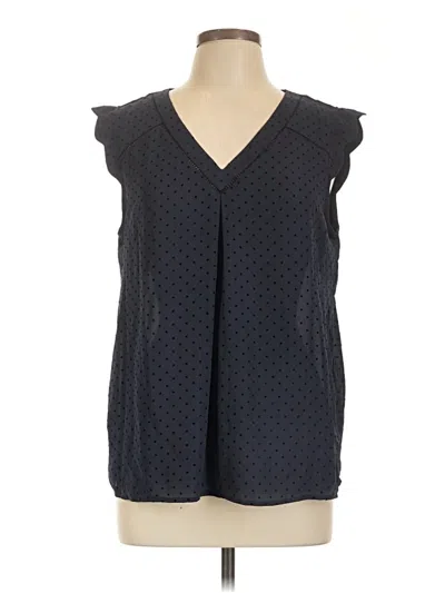 Pre-owned 41hawthorn Sleeveless Blouse In Black