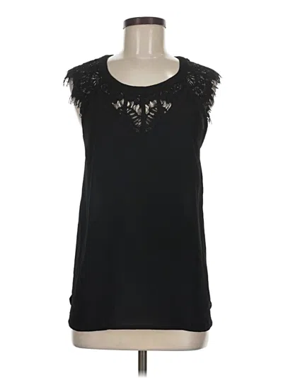 Pre-owned 41hawthorn Sleeveless Blouse In Black