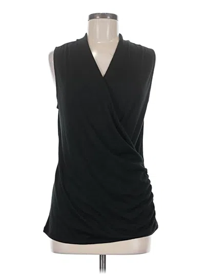 Pre-owned 41hawthorn Sleeveless Blouse In Black