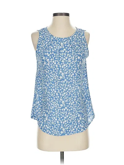 Pre-owned 41hawthorn Sleeveless Blouse In Blue