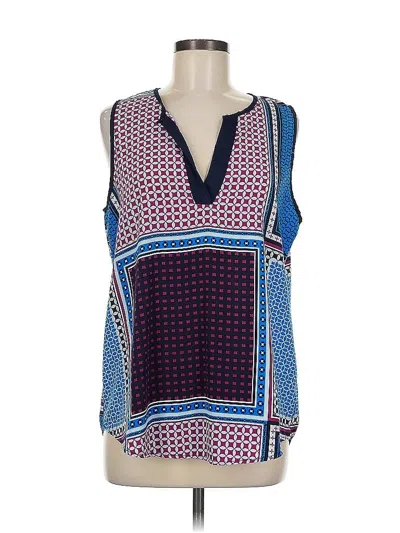 Pre-owned 41hawthorn Sleeveless Blouse In Blue