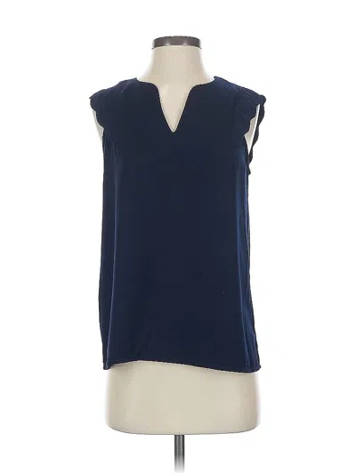 Pre-owned 41hawthorn Sleeveless Blouse In Blue