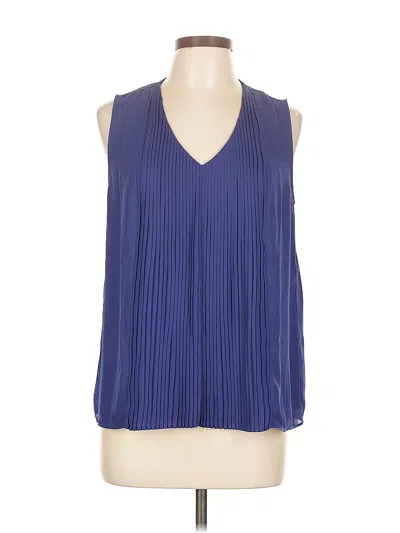 Pre-owned 41hawthorn Sleeveless Blouse In Blue