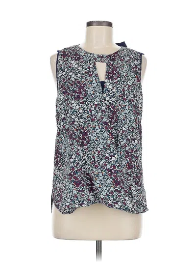 Pre-owned 41hawthorn Sleeveless Blouse In Blue