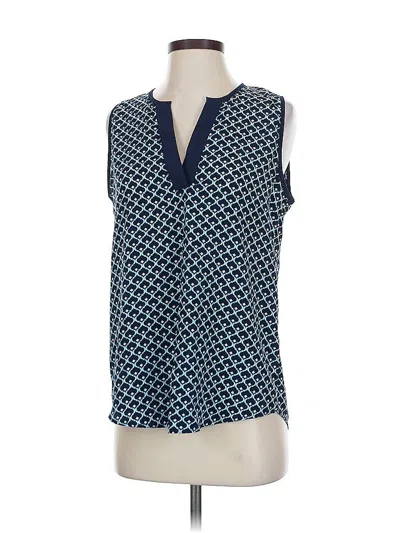 Pre-owned 41hawthorn Sleeveless Blouse In Blue