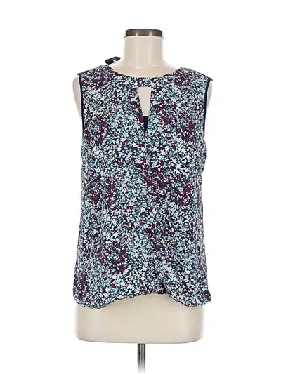 Pre-owned 41hawthorn Sleeveless Blouse In Blue