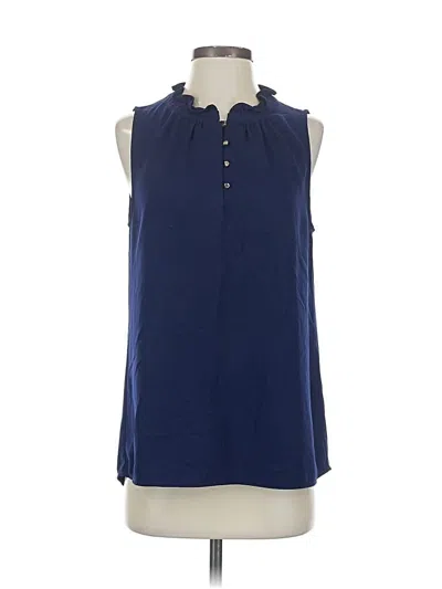 Pre-owned 41hawthorn Sleeveless Blouse In Blue