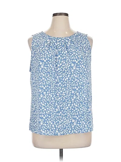 Pre-owned 41hawthorn Sleeveless Blouse In Blue