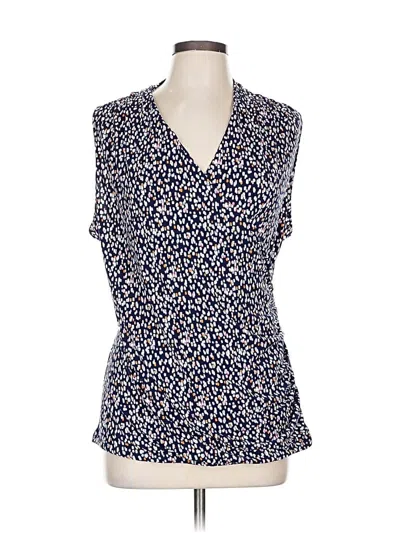Pre-owned 41hawthorn Sleeveless Blouse In Blue