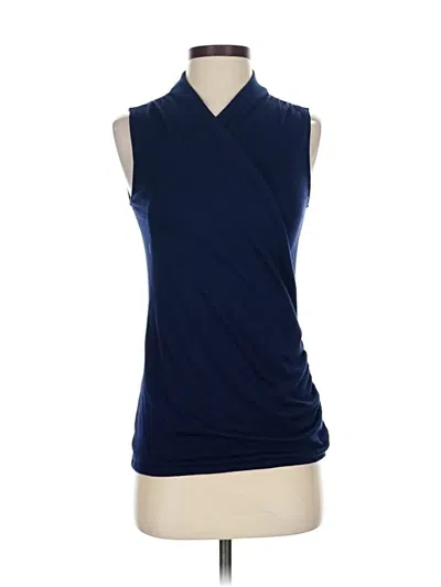 Pre-owned 41hawthorn Sleeveless Blouse In Blue