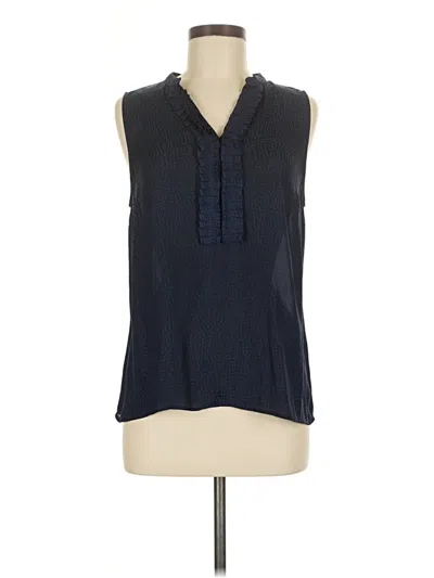 Pre-owned 41hawthorn Sleeveless Blouse In Blue
