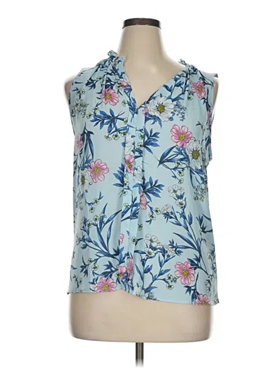 Pre-owned 41hawthorn Sleeveless Blouse In Blue