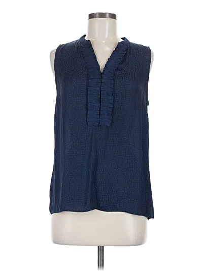 Pre-owned 41hawthorn Sleeveless Blouse In Blue