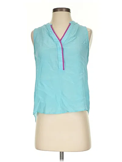 Pre-owned 41hawthorn Sleeveless Blouse In Blue