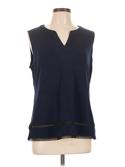 Pre-owned 41hawthorn Sleeveless Blouse In Blue