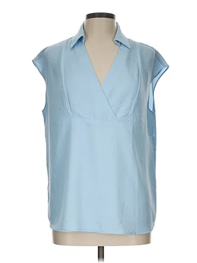 Pre-owned 41hawthorn Sleeveless Blouse In Blue