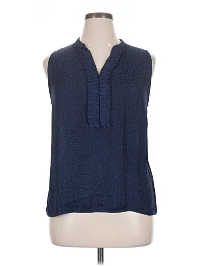 Pre-owned 41hawthorn Sleeveless Blouse In Blue
