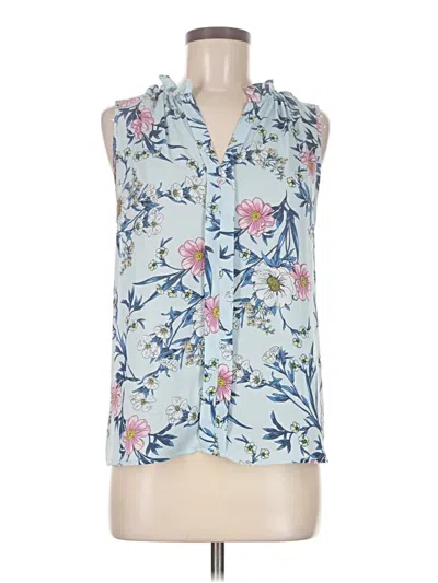 Pre-owned 41hawthorn Sleeveless Blouse In Blue