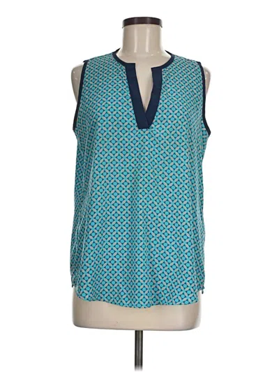 Pre-owned 41hawthorn Sleeveless Blouse In Blue