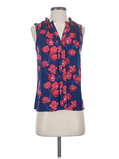 Pre-owned 41hawthorn Sleeveless Blouse In Blue