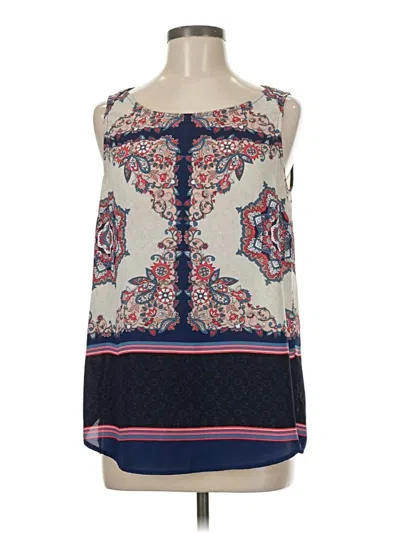 Pre-owned 41hawthorn Sleeveless Blouse In Blue