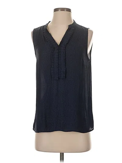 Pre-owned 41hawthorn Sleeveless Blouse In Blue