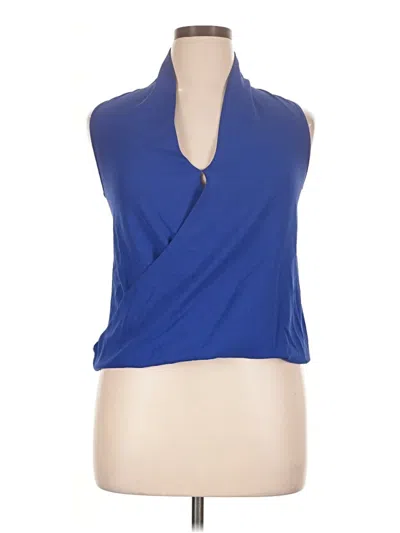 Pre-owned 41hawthorn Sleeveless Blouse In Blue