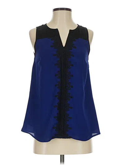 Pre-owned 41hawthorn Sleeveless Blouse In Blue
