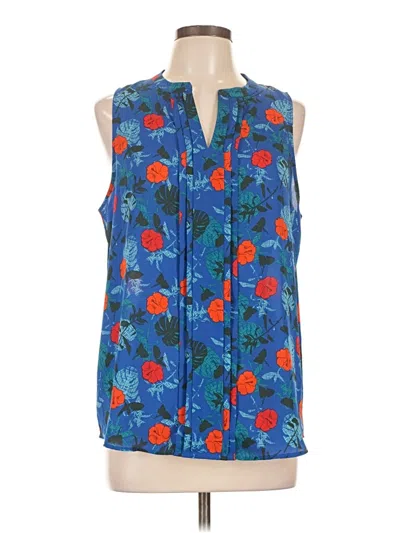 Pre-owned 41hawthorn Sleeveless Blouse In Blue