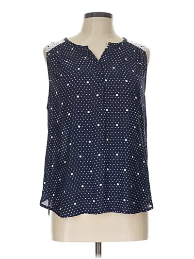 Pre-owned 41hawthorn Sleeveless Blouse In Blue