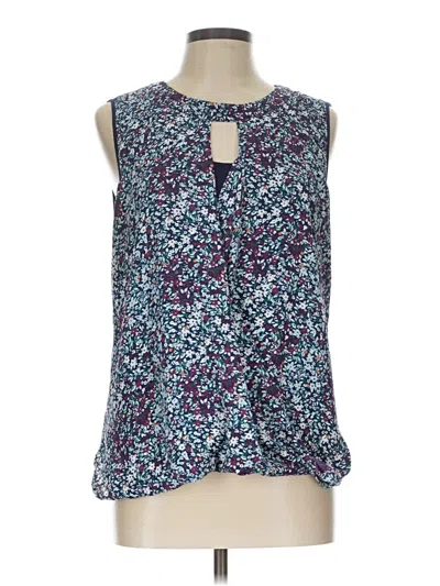 Pre-owned 41hawthorn Sleeveless Blouse In Blue