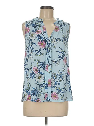 Pre-owned 41hawthorn Sleeveless Blouse In Blue