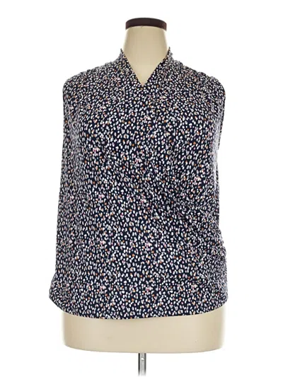 Pre-owned 41hawthorn Sleeveless Blouse In Blue