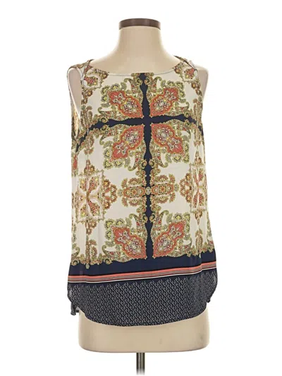 Pre-owned 41hawthorn Sleeveless Blouse In Blue