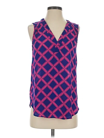 Pre-owned 41hawthorn Sleeveless Blouse In Blue