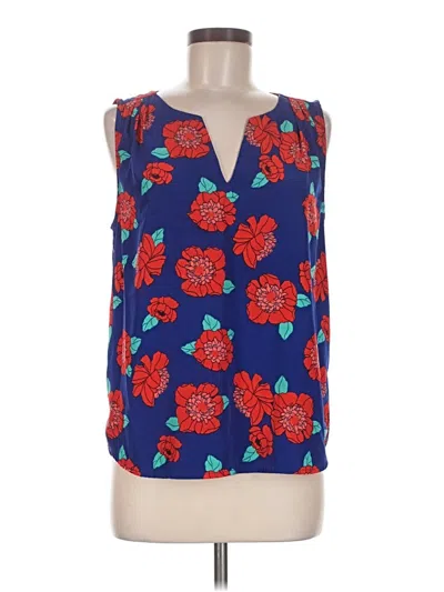 Pre-owned 41hawthorn Sleeveless Blouse In Blue