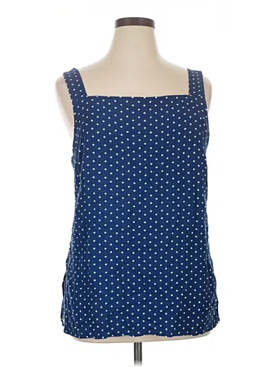 Pre-owned 41hawthorn Sleeveless Blouse In Blue