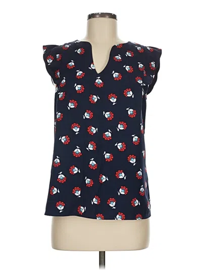 Pre-owned 41hawthorn Sleeveless Blouse In Blue