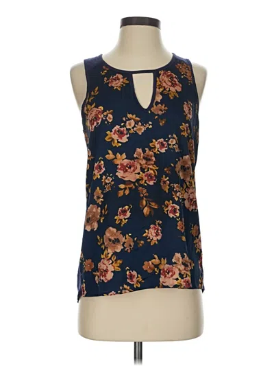 Pre-owned 41hawthorn Sleeveless Blouse In Blue