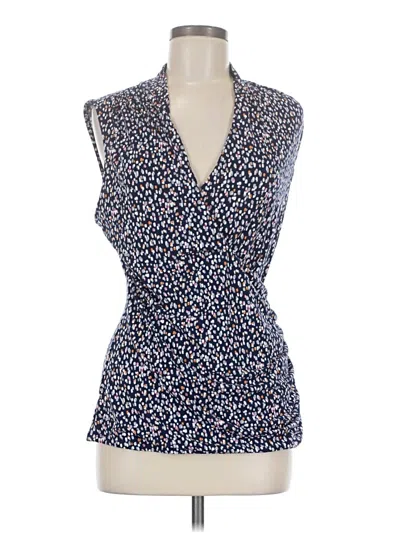 Pre-owned 41hawthorn Sleeveless Blouse In Blue